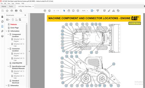 cat 262c2 skid steer specs|cat 262d operator's manual.